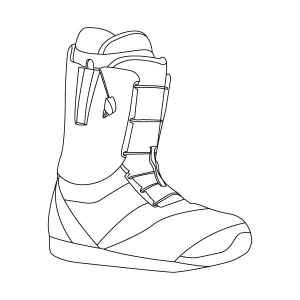 snowboarding boot speed lacing
