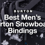 best men's burton snowboard bindings